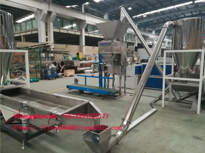 Linea di granulazione gemellata macchina di pelletizzazione del PVC della vite 550kg/H 10mm 2