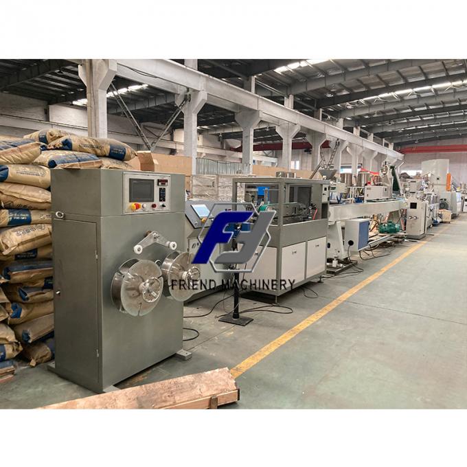 Anti singola linea infiammabile dell'espulsore del tubo del PE della vite di 80kg/H 63mm 1