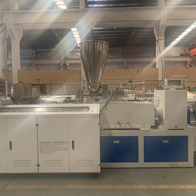 Good price linea di plastica dell'estrusione della vite gemellata conica 400kg/H in linea