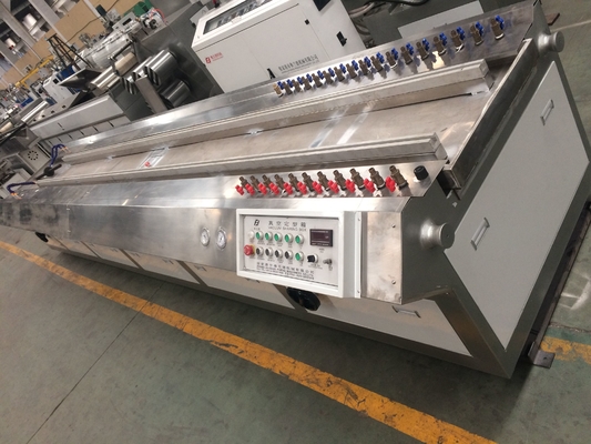 Un buon prezzo. Struttura di spessore di 400KG/H 5mm che fa la linea di produzione di Decking di WPC in linea