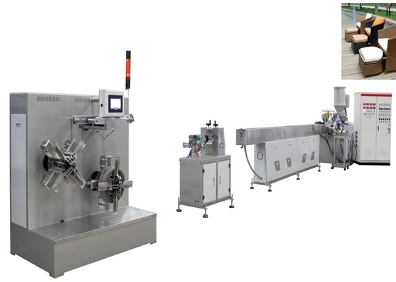 Linea di produzione di plastica di profilo del rattan differente di colore pp capacità di 20~50kg/H