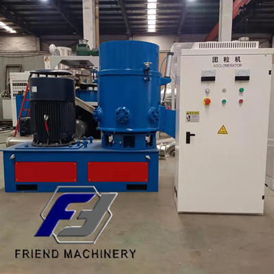 Un buon prezzo. macchina di plastica di riciclaggio di plastica residua del frantoio di 800kg/H Agglomerator in linea